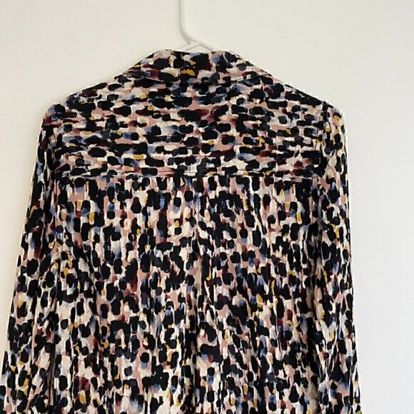 BEACHLUNCHLOUNGE BEACH LUNCH LOUNGE Alana Button Down Multi Abstract Long Sleeve - Picture 12 of 13